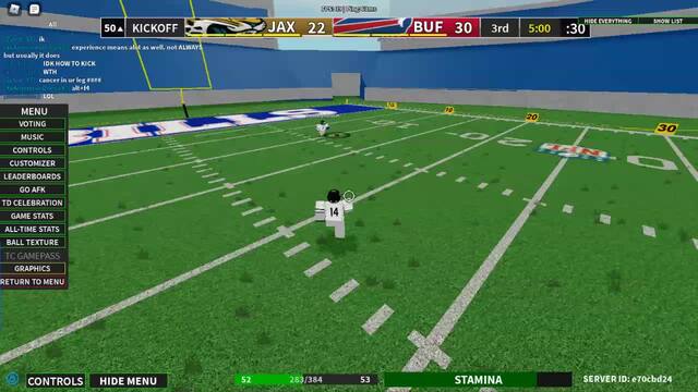 Football Universe Clips In Roblox Medal Tv - football universe roblox controls