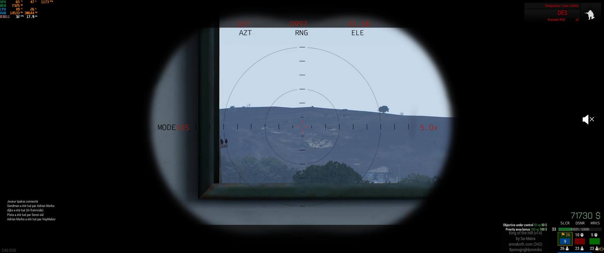 1000m Scope X5 Recorded With Medal Tv