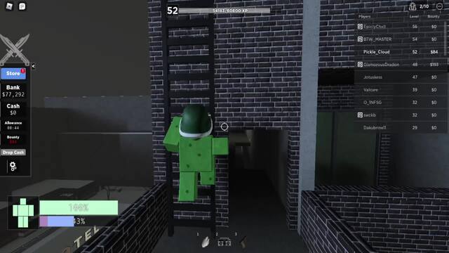 Criminality Pickle Takes Over Tower 93 Views Medal Tv 1 Free Clip Platform - thumbnails for bank games in roblox