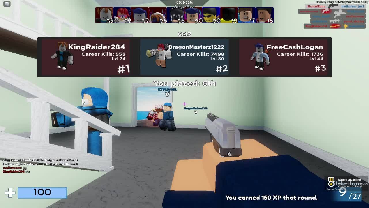 Arsenal Roblox Clips In Roblox Medal Tv - roblox lagging in fight kills u