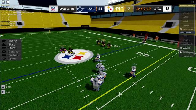 arena football 4 roblox controls