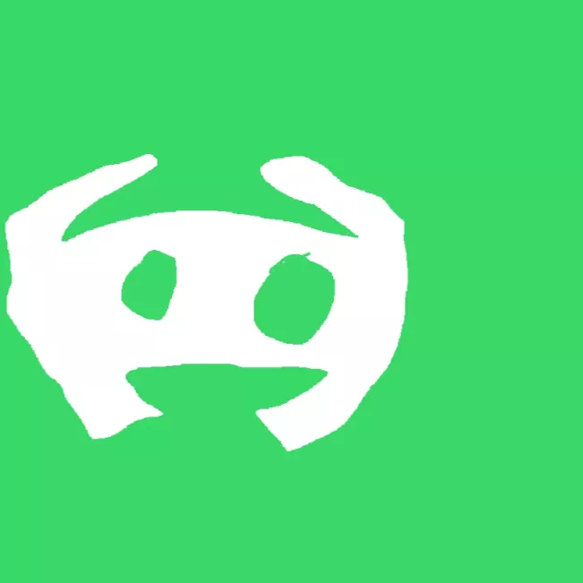 I rendered a 3d version of the default green discord profile picture :  r/discordapp