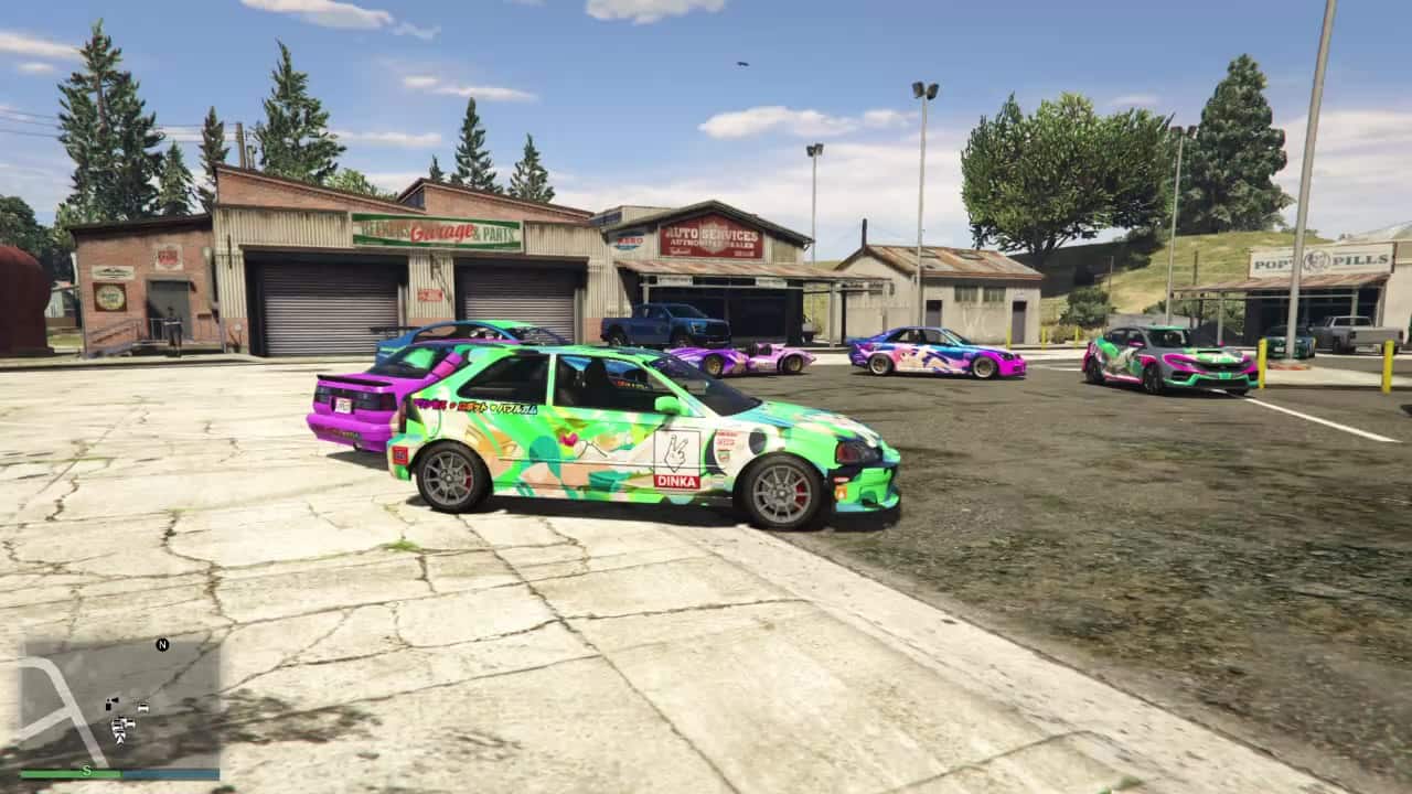 cars with anime livery in gtaTikTok Search